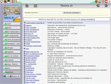 Tablet Screenshot of favoris.ch