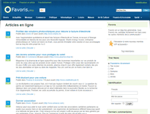 Tablet Screenshot of favoris.me